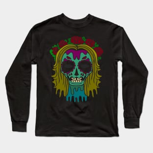 Helloween tshirt with nice Horro motive for creepy people Long Sleeve T-Shirt